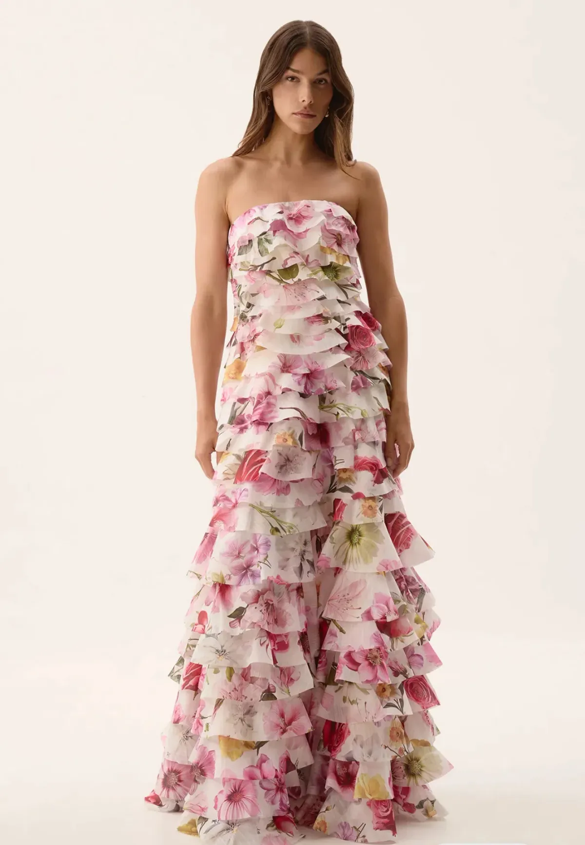 FLEUR PLEATED GOWN - Image 1
