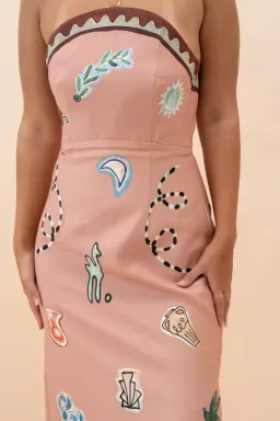 Alemais La. Sirena Exclusive- Laurence Midi Dress- 14 for rent on The Volte - image 4