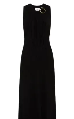 Aje Crescent Midi Dress Black - Small for rent on The Volte - image 4