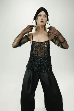 Harris Tapper Beaded Singlet for rent on The Volte - image 1