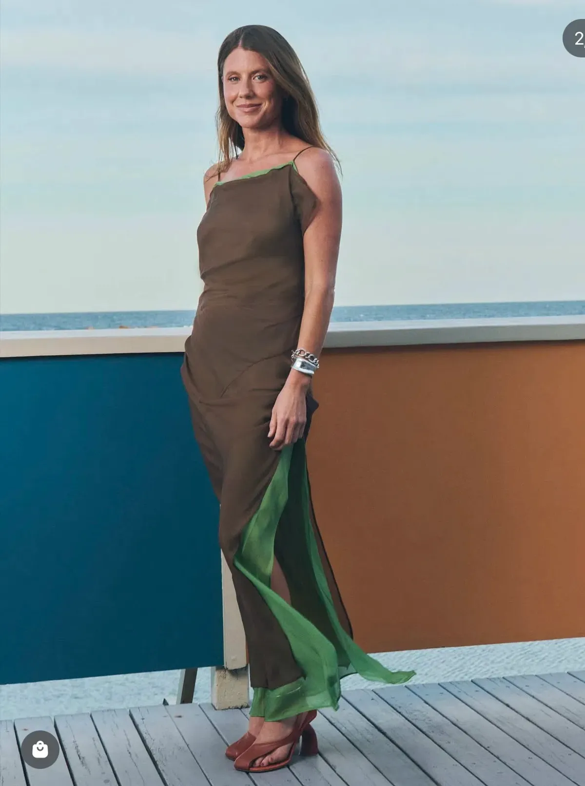 Sir- Danica Layered Midi Dress-0  - Image 1