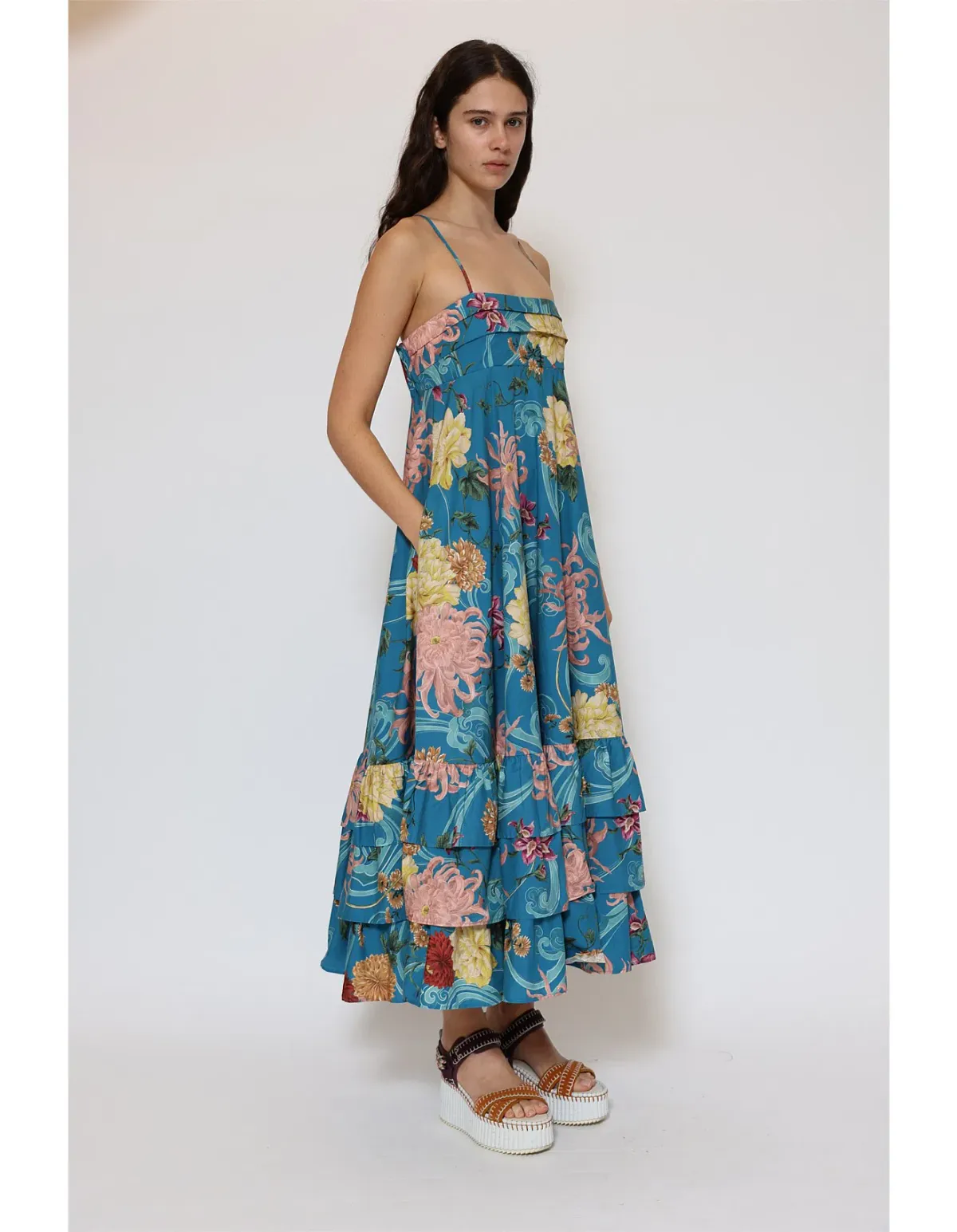 ALEMAIS AVERY MIDI DRESS SIZE AU8 - Image 4