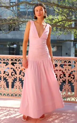 By Nicola Bowie Maxi Dress in Marshmellow - Size 8 -  for rent on The Volte - image 1