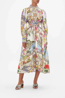 Waist tie shirt dress Almalfi Amores for rent on The Volte - image 1