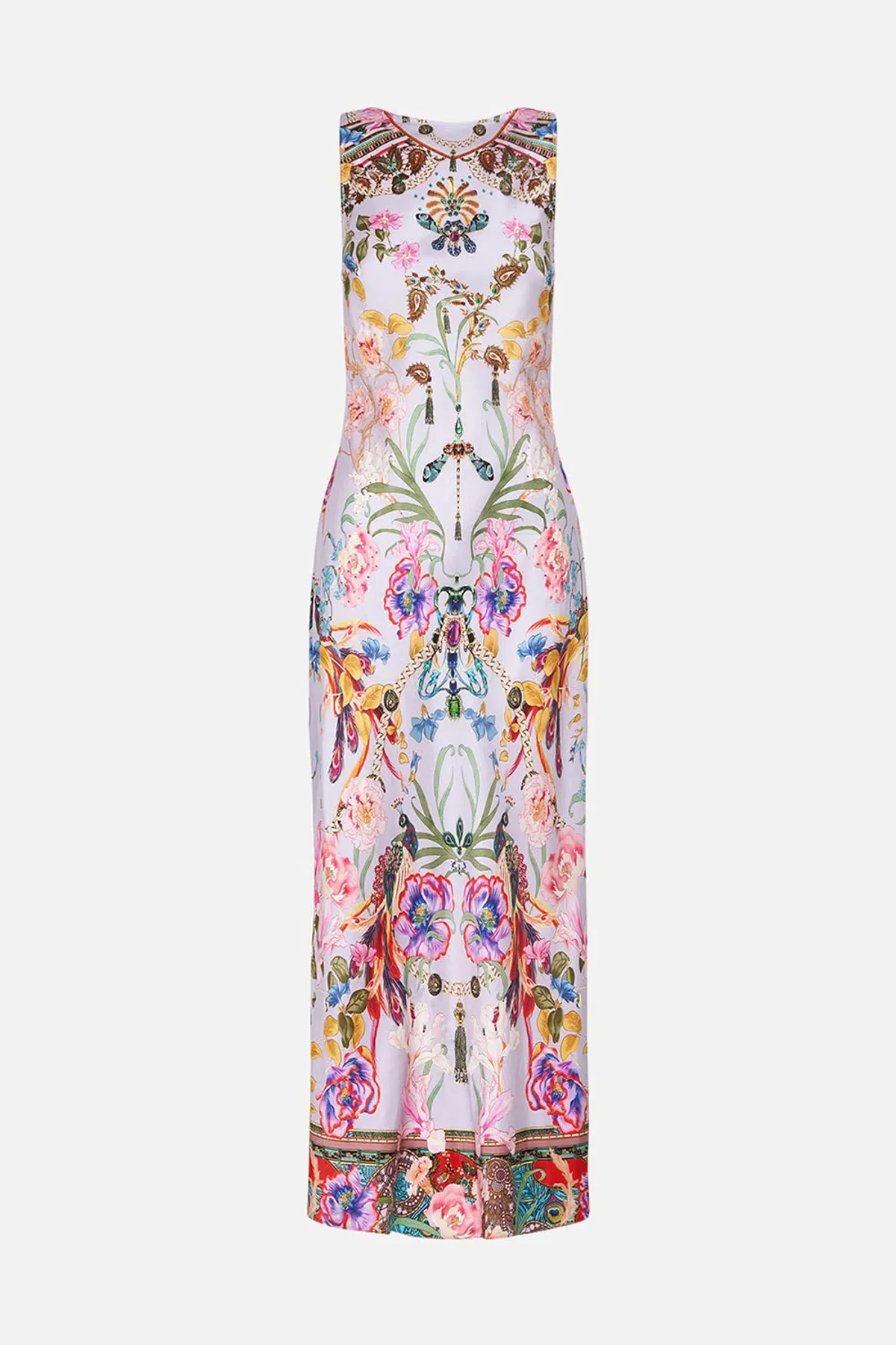 Natures Kaleidoscope Bias Slip With Draped Back - Image 4