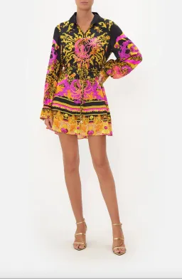 Octopia Shift Shirt Dress for rent on The Volte - image 1