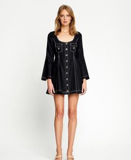 Alice McCall Lost Together Mini Dress Black  for rent on The Volte - image 1