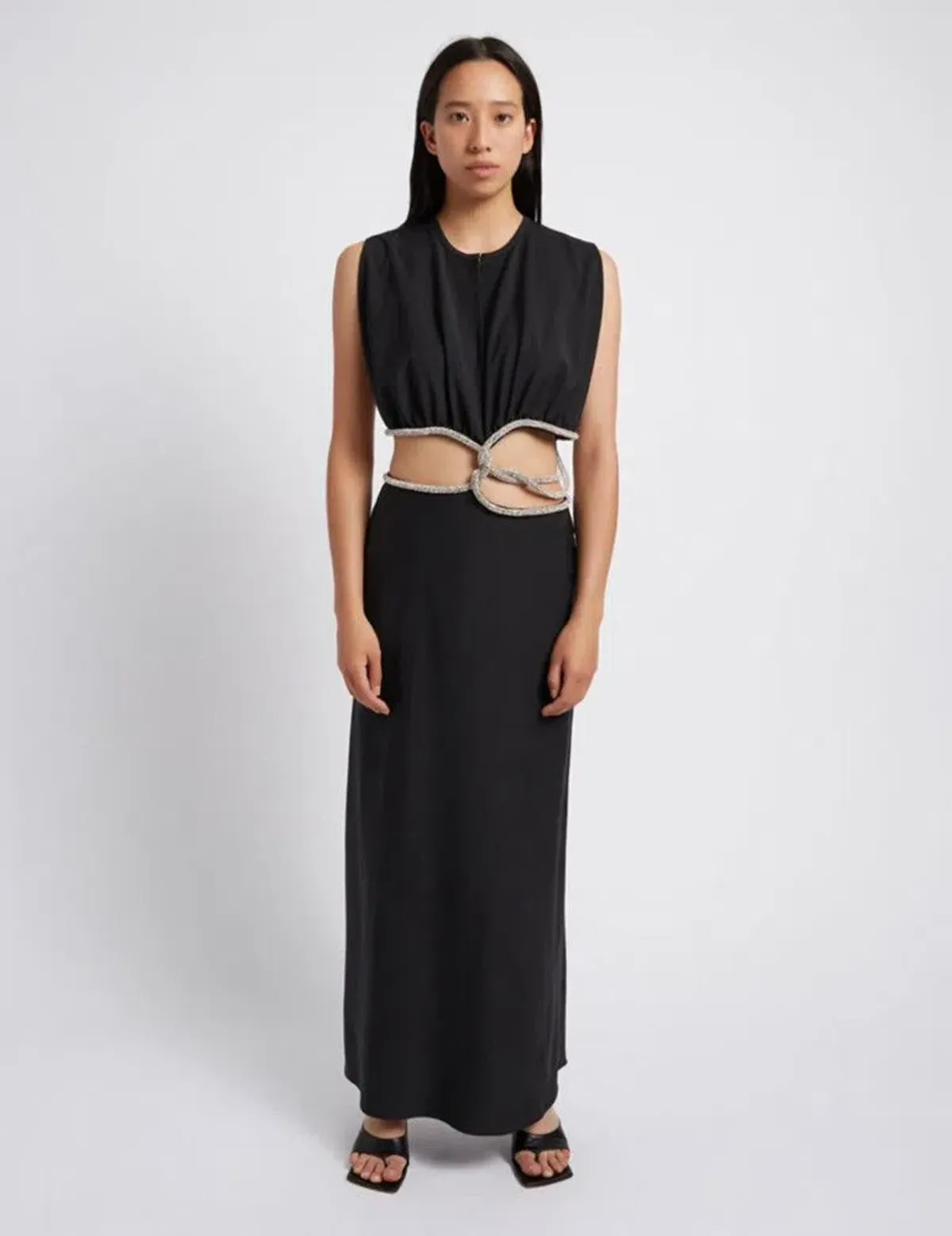Crystal Interweave Dress Black - Image 1