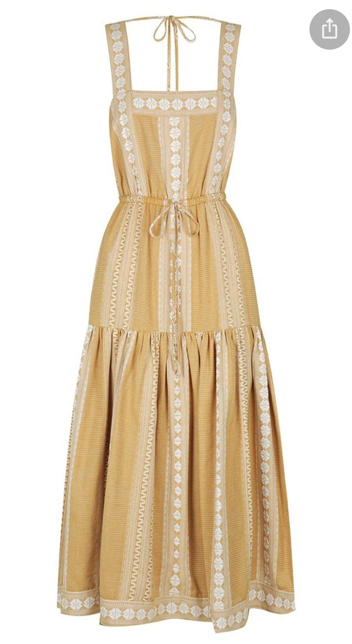 Shona Joy Leela square neck midi dress Size 8 - Image 2