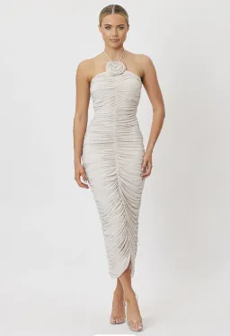 Bianca & Bridgett Marebba Midi Dress White - 10 for rent on The Volte - image 1