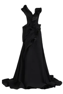 Iron Works Gown Black Luminous for rent on The Volte - image 4