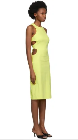 Jersey Tank Dress Neon Green for rent on The Volte - image 2