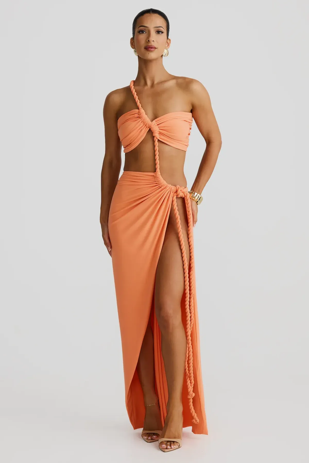 Zamara Papaya Dress - Image 4