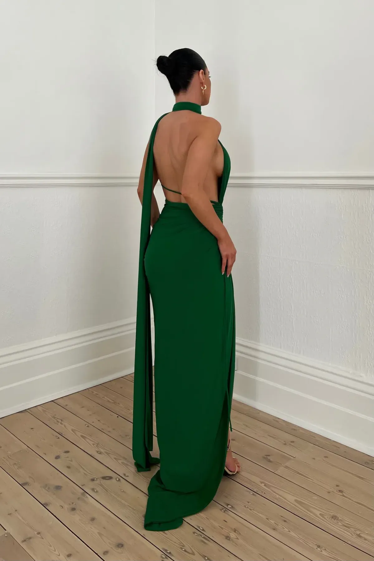 Zahra Emerald Dress - Image 3