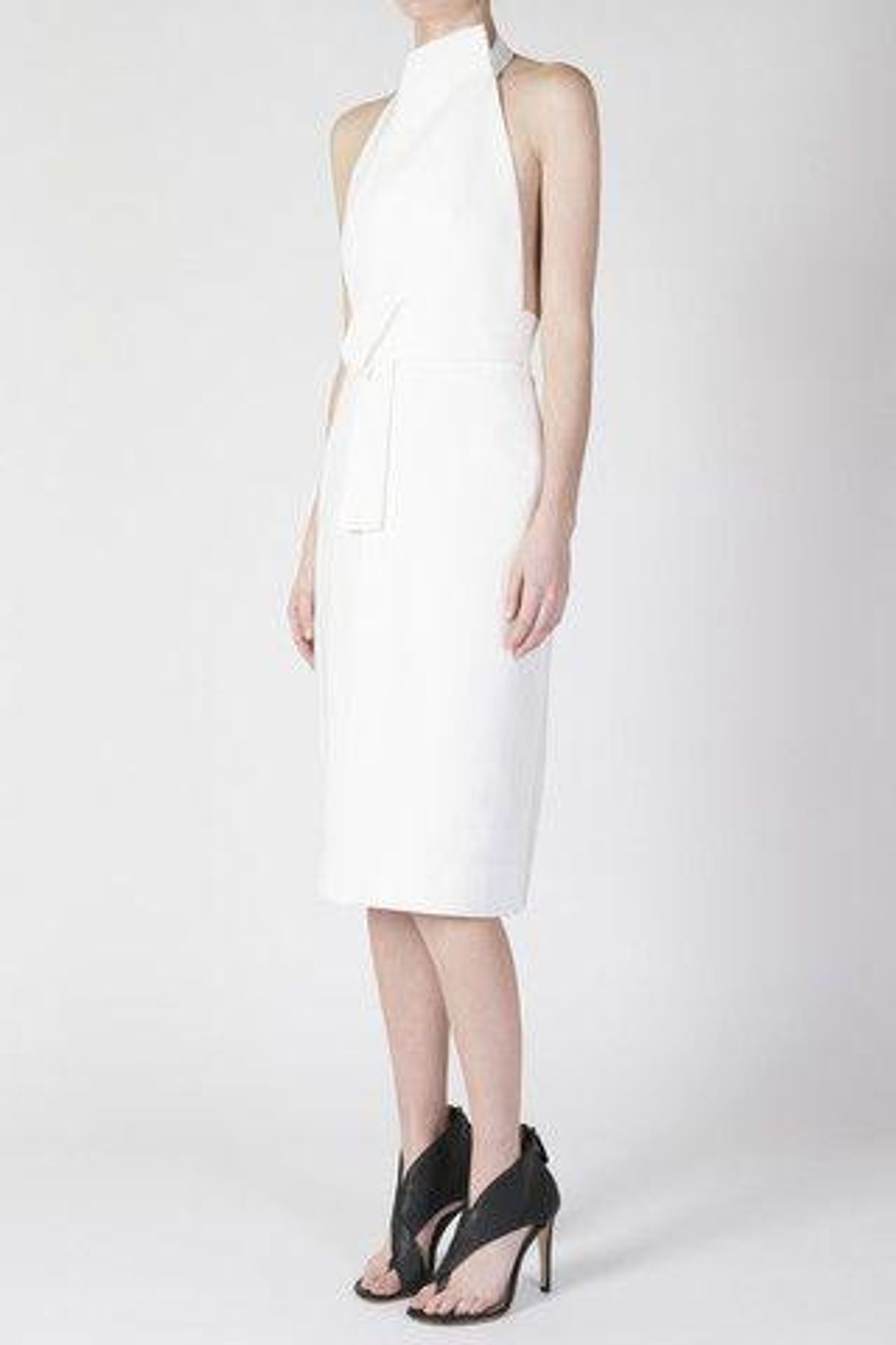 Acler Hardwood Dress Ivory White Size 10 - Image 1