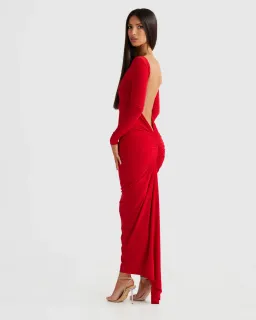 Camila Red Dress for rent on The Volte - image 2