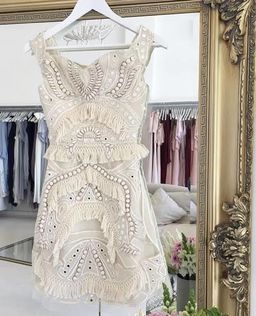 Thurley Stars Align Mini Dress size 12 for rent on The Volte - image 3