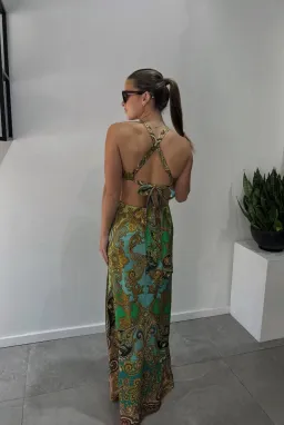 Alemais Clemenza Cut Out Midi Dress size 10  for rent on The Volte - image 4