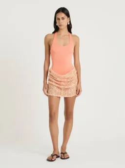Benni Ariel Mini Dress In Aperol Size 8 for rent on The Volte - image 2