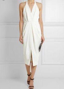 Dion Lee White Crepe Dress size 10 for rent on The Volte - image 1