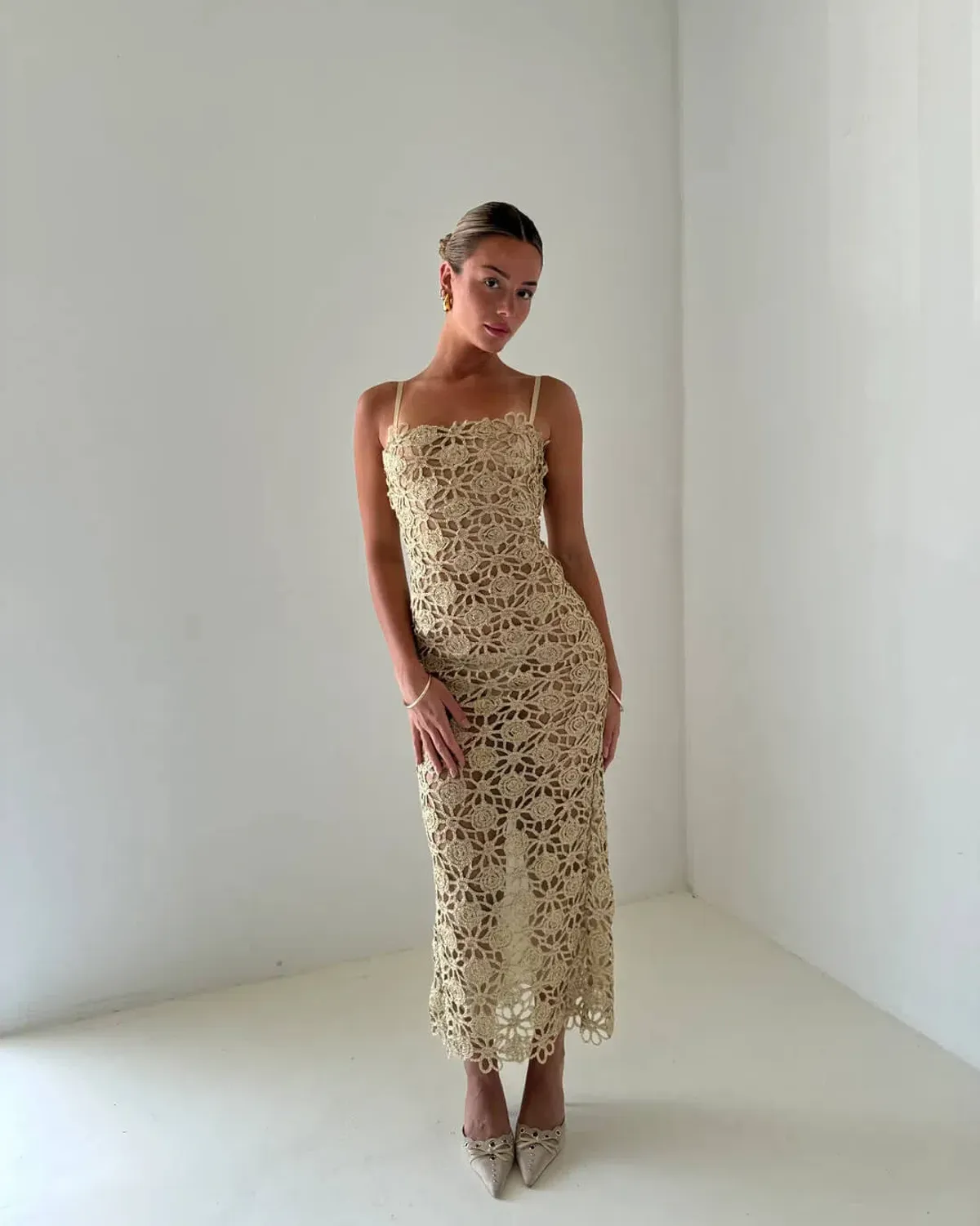 KENDRA DRESS | GOLD - Image 2