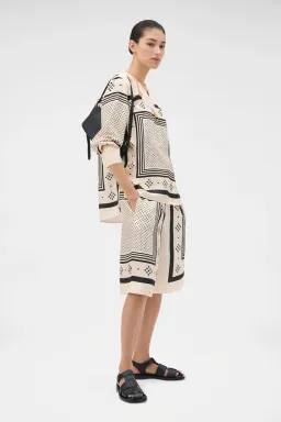 SPOT SCARF PRINT BLOUSE for rent on The Volte - image 1