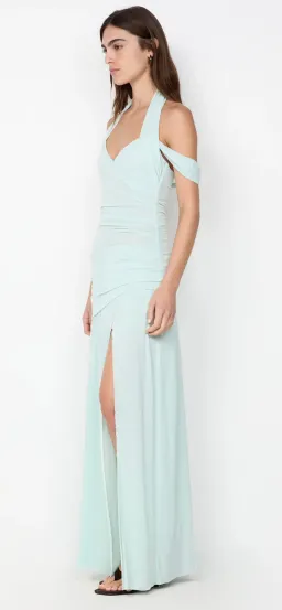 Bec & Bridge Winnie Halter Maxi Dress Spearmint Size 14 for rent on The Volte - image 2