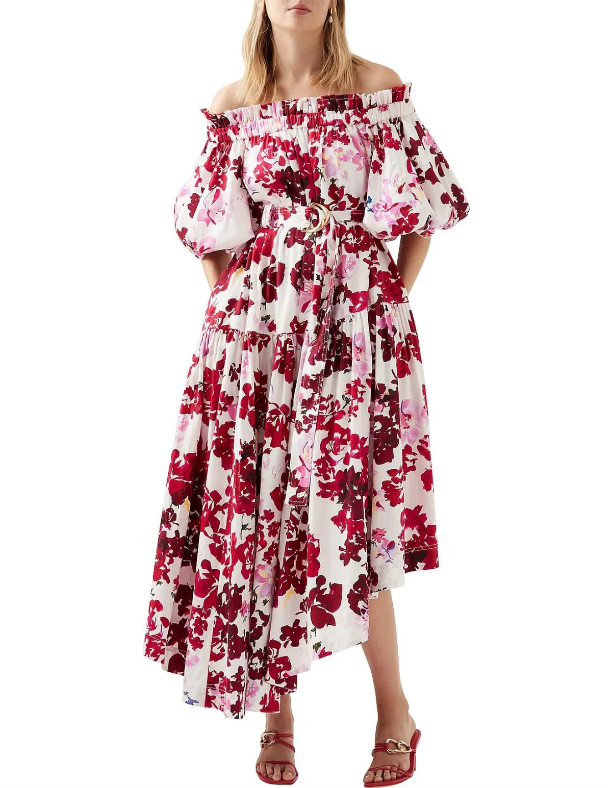 Aje Riviera Midi Dress Size 10 - Image 1