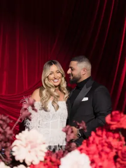 Feathered Corset Alin Le Kal wedding dress for rent on The Volte - image 4