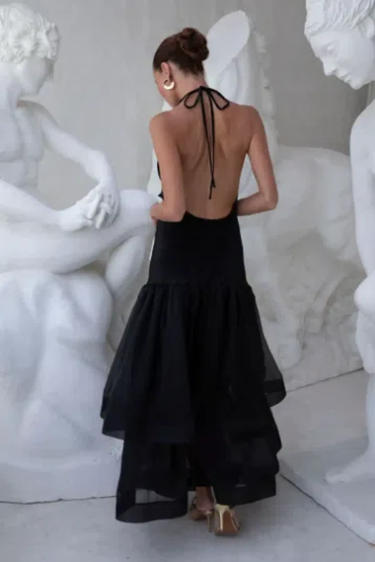 L'IDEE Carrie Dress - Noir (Black) - Image 2