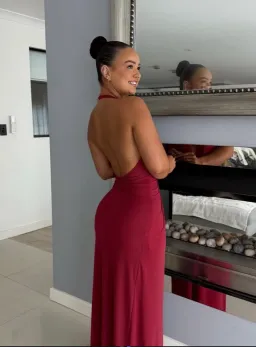 Bec and Bridge Susie Plunge Maxi Dress in Size 8 for rent on The Volte - image 2