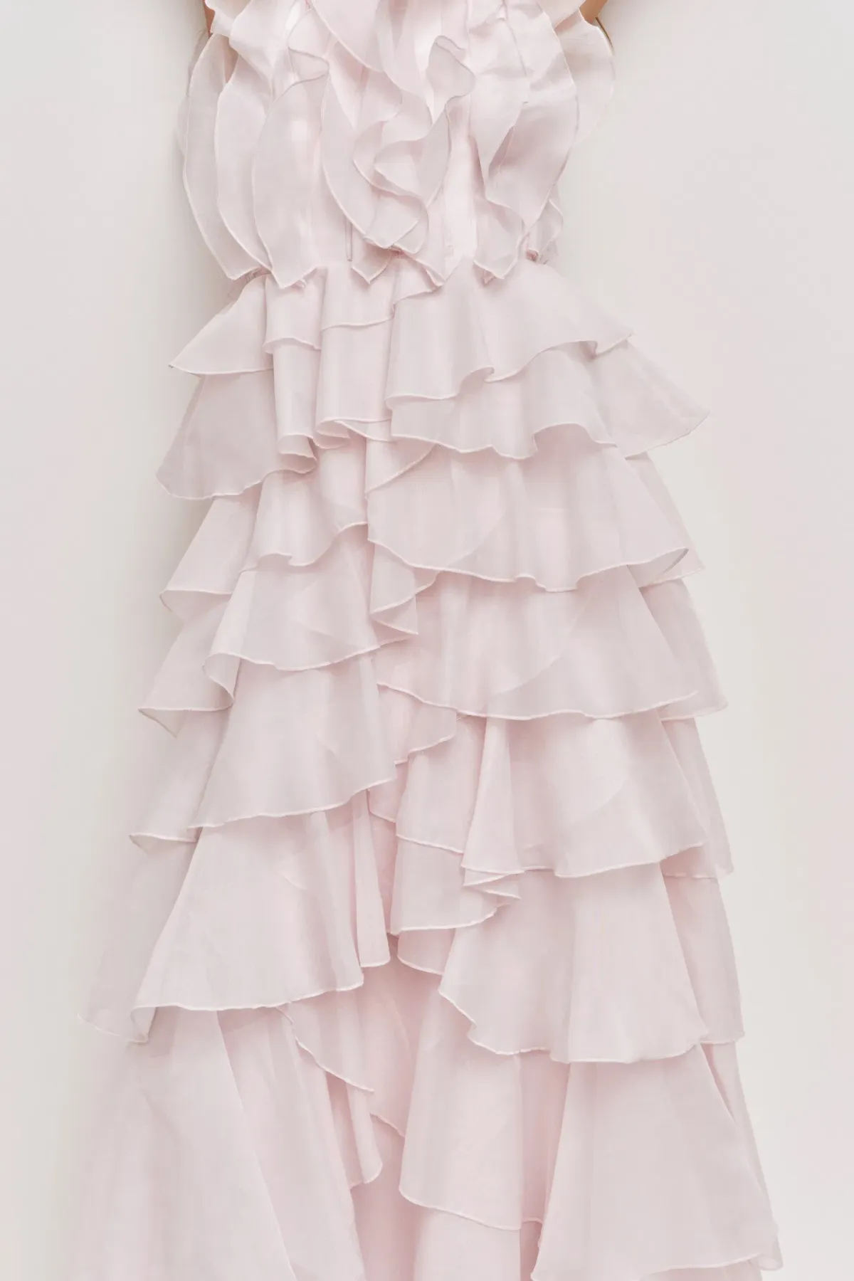 Aje Cleo Gown in Pastel Pink - Image 3