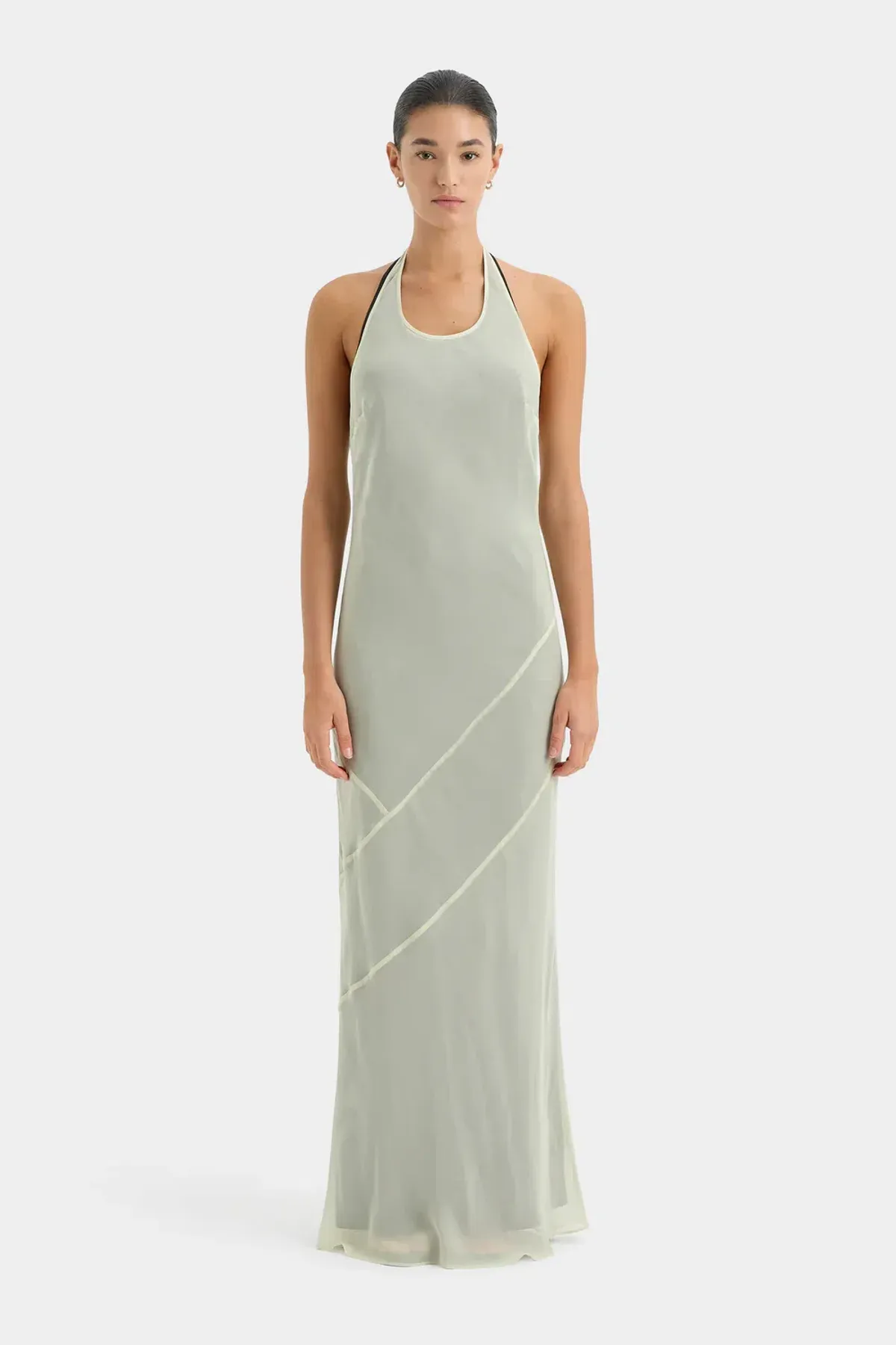 Sir the Label Strobe Halter Dress - Image 1
