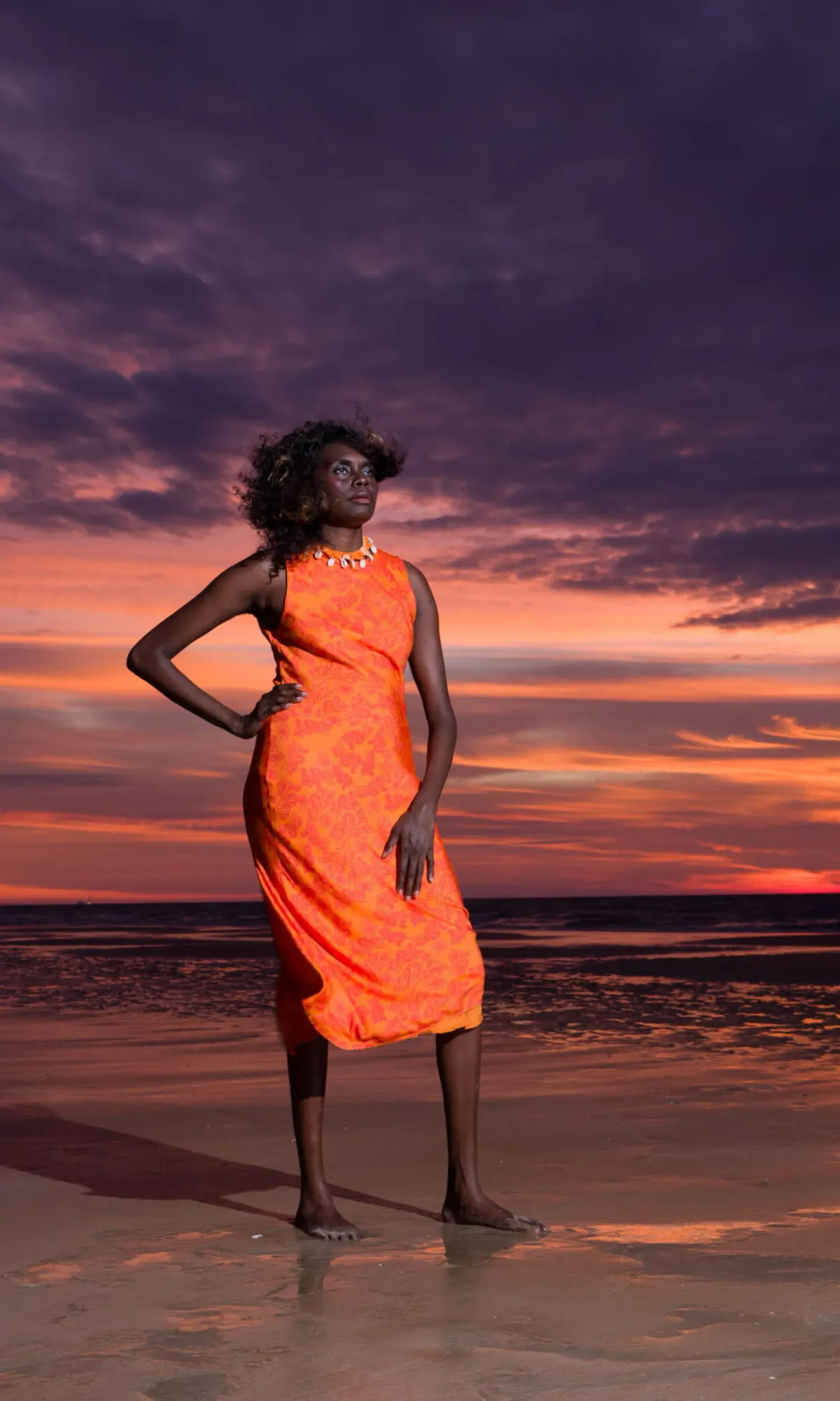 Liandra Bias Midi Dress-Seascape Blue Size 6 - Image 2