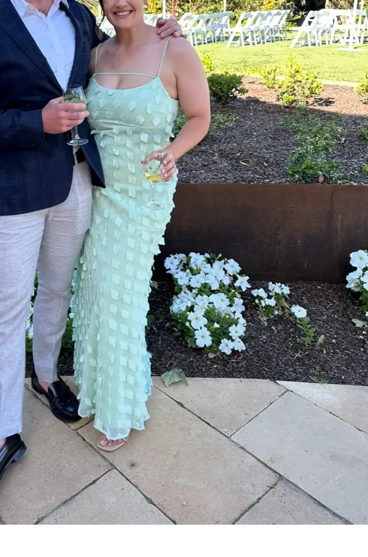 Sheike - Escape Maxi Dress in Avocado size 16 - Image 3