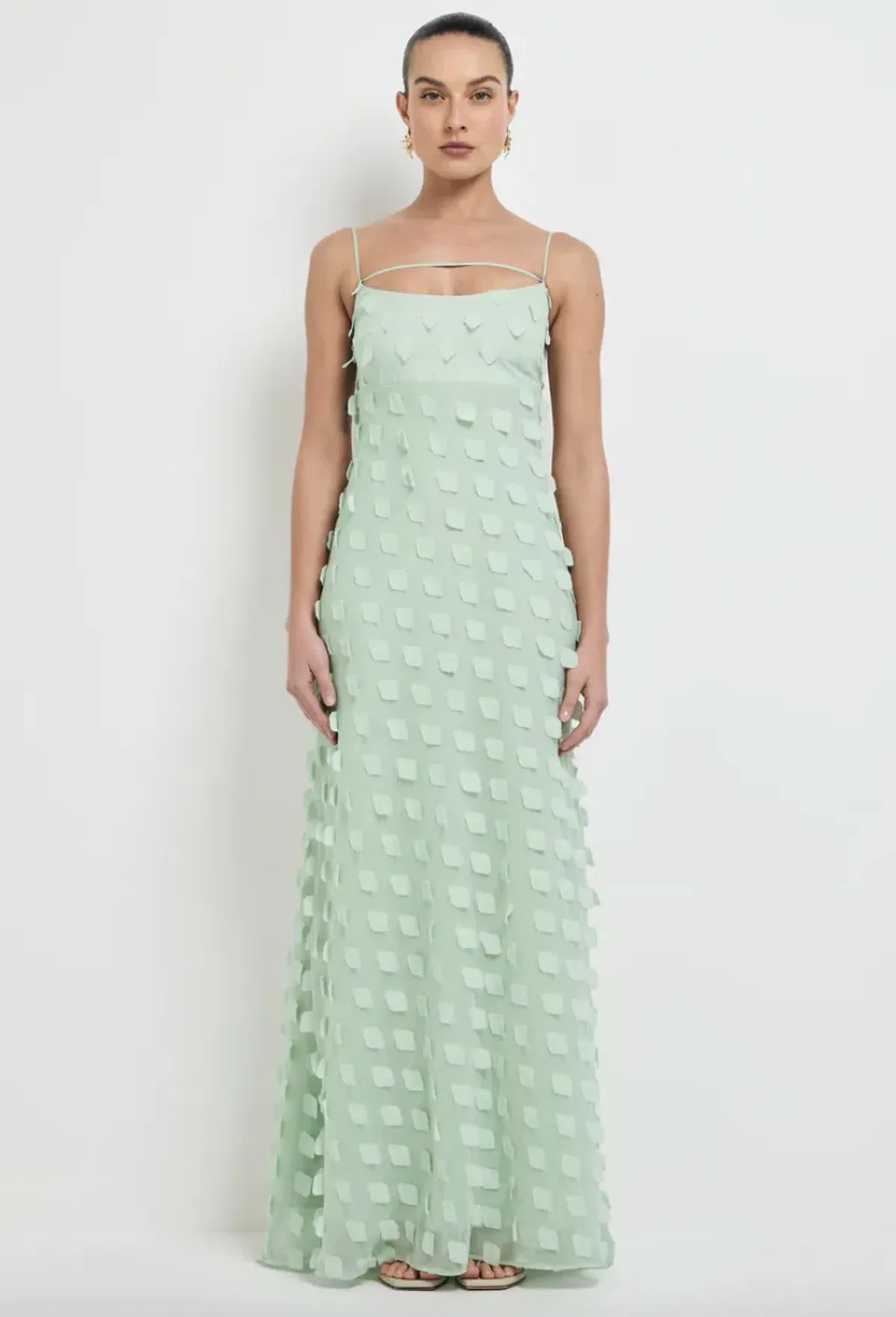 Sheike - Escape Maxi Dress in Avocado size 16 - Image 1