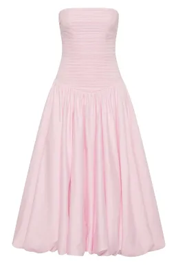 AJE Violette Bubble Midi Dress Pastel Pink Size 6 for rent on The Volte - image 7