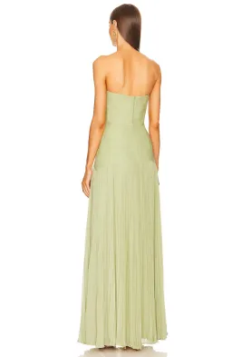 Alexis Sunniva Maxi Dress Gown in Sage Green XS Best fits AU6-8 for rent on The Volte - image 3