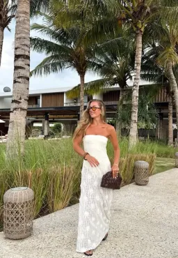 Bec and Bridge Amelie Strapless Maxi Dress Size 6 / XS AU for rent on The Volte - image 9