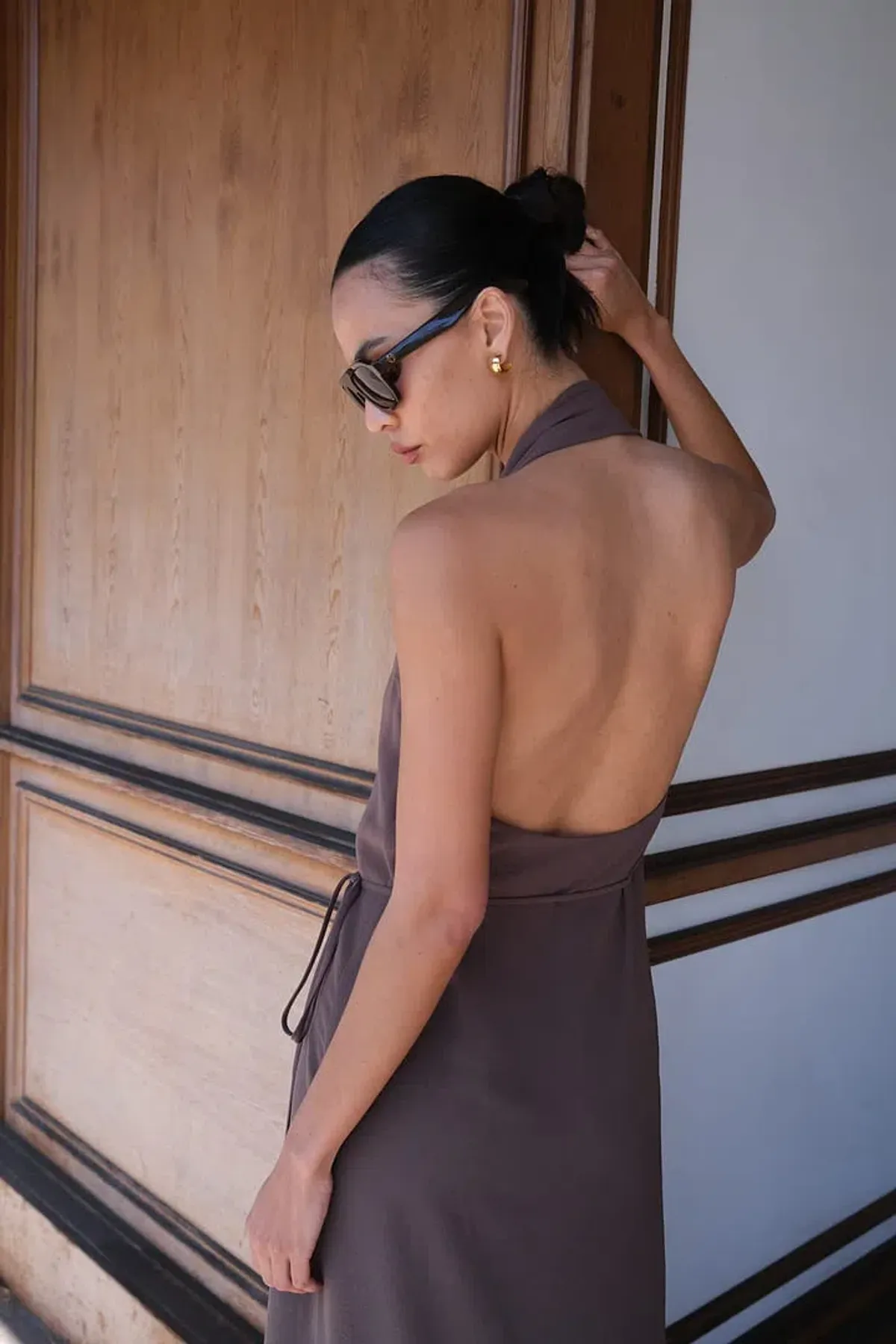 Henne Vida Dress Umber Size 4 - Image 8