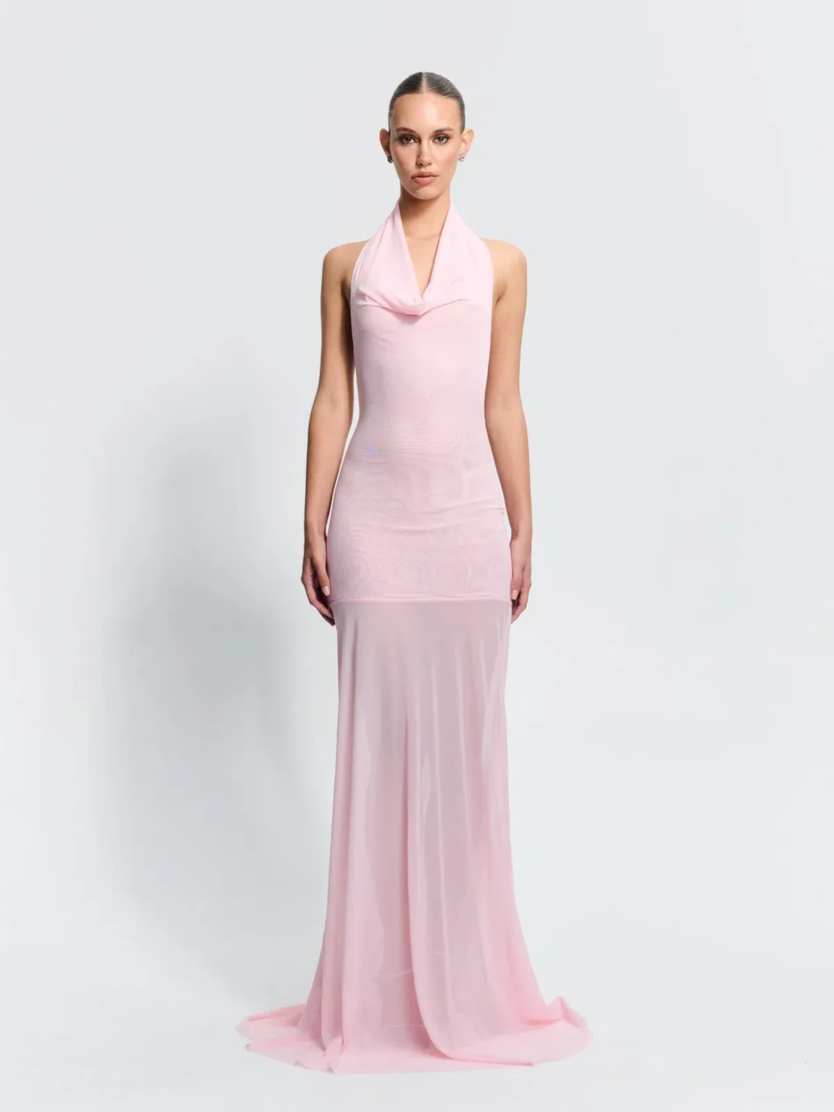 Effie Kats- Cleo Gown - Petal Pink- S - Image 1