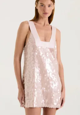 Henne Leanna Sequin Dress Shimmer Size 4 for rent on The Volte - image 2