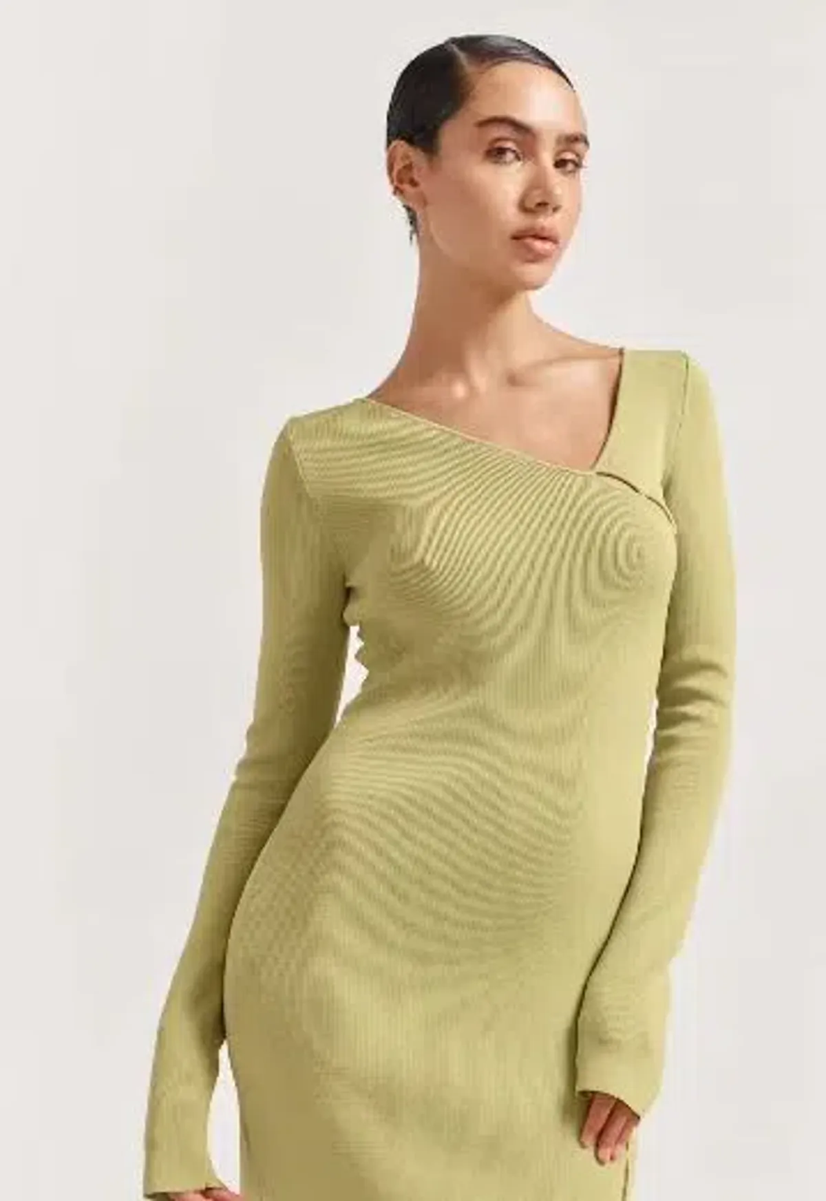 Henne Baronia Mini Dress Green Size 6 - Image 1