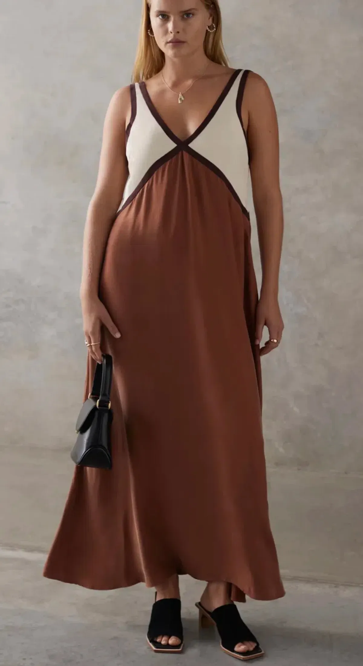 Sancia Naomi Maxi Dress Ochre size XL - Image 4