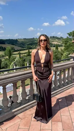 Misha THE 'CELINE' SATIN DRESS for rent on The Volte - image 1