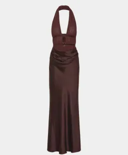 Misha THE 'CELINE' SATIN DRESS for rent on The Volte - image 2