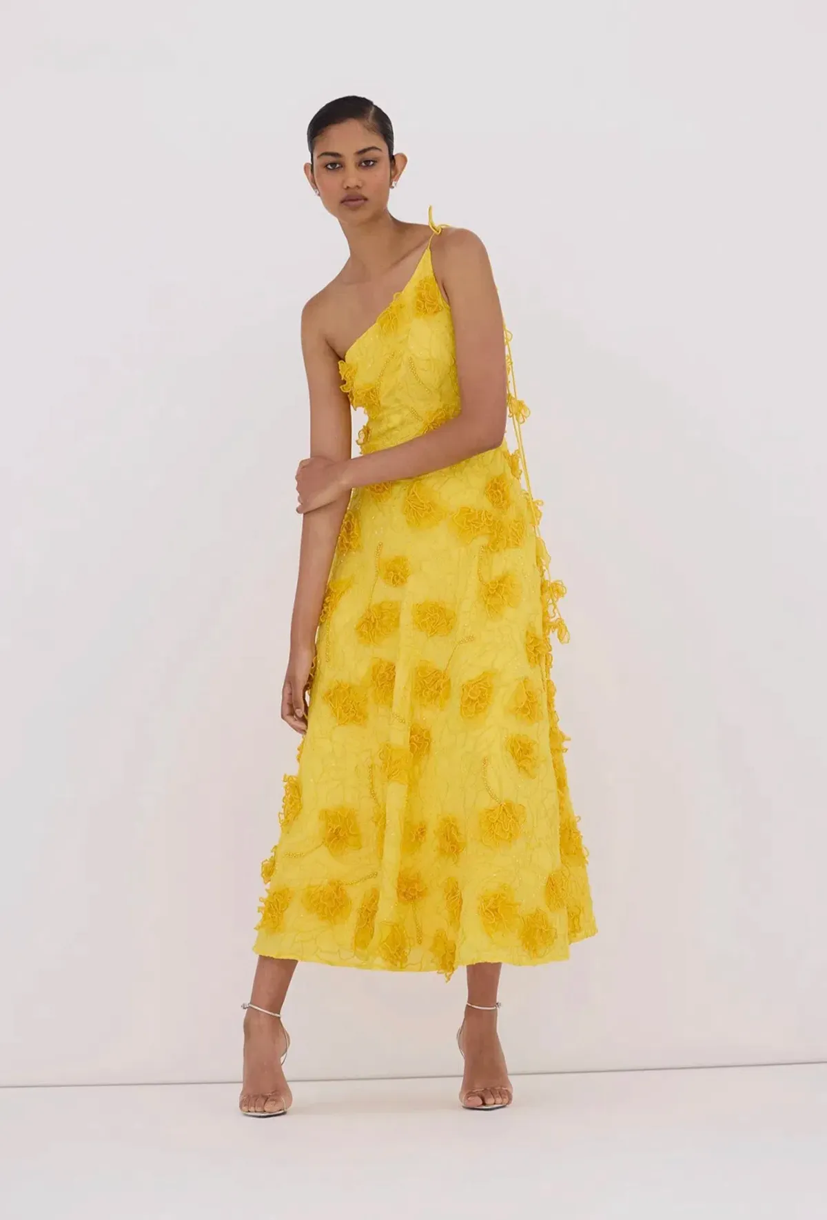 Rachel Gilbert Ianthe Dress Yellow 1/AU8 - Image 3