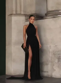 Effie Kats Verity Maxi Gown Black Size S / AU 8 for rent on The Volte - image 5