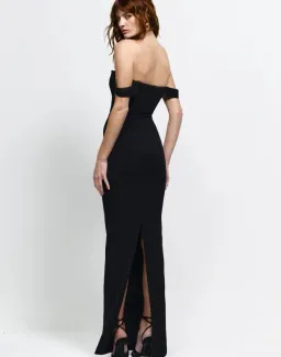 Effie Kats Louella Gown in Black Size 6 for rent on The Volte - image 2