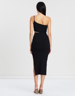 Bec & Bridge Darling Midi Dress Black Size AU 6  for rent on The Volte - image 3